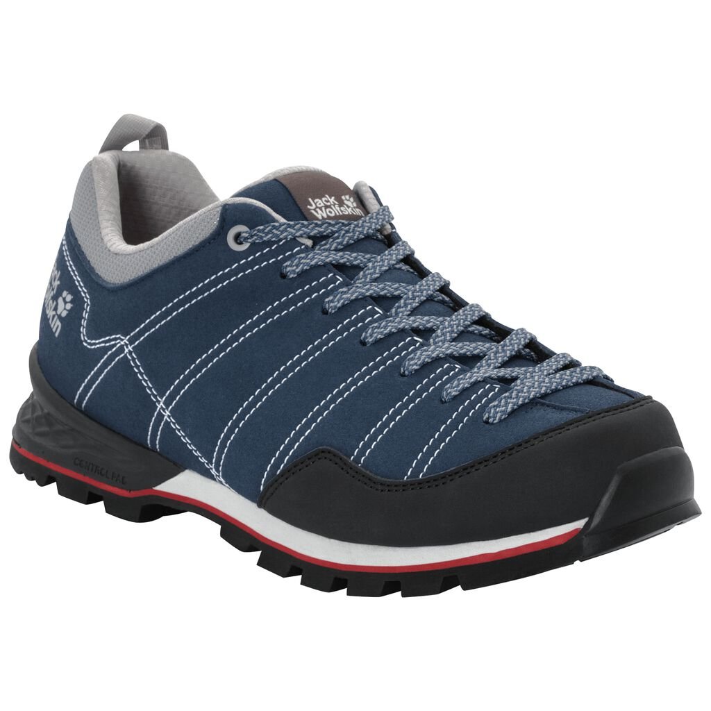 Jack Wolfskin SCRAMBLER LOW Chaussures Homme Bleu/Noir - CPJIALW-76